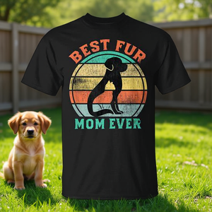 Camiseta retro vintage de la mejor amante de las mascotas para amantes de perros y gatos - Product Image 3