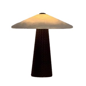 Lámpara de Mesa de Mármol Natural Español, LED E27, con Interruptor, Lámpara de Escritorio de Diseño Nórdico Moderno y Minimalista para Dormitorio o Sala de Estar - Product Image 5