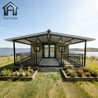 Maison conteneur extensible 40Ft 30Ft 20Ft aux normes locales, préfabriquée moderne, écologique, alimentée à l'énergie solaire, mobile, 2-4 chambres