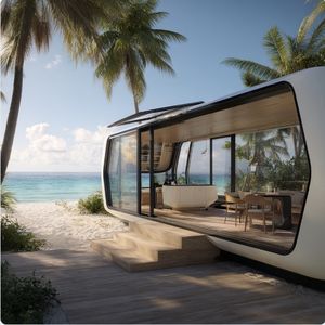 كبسولة الفضاء للمنزل كبسولة الفضاء الأكثر مبيعاً من المصنع منزل متنقل - Product Image 2