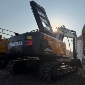 Excavatrice d'occasion Hyundai 220HD à vendre, excavatrice hydraulique sur chenilles de 22 tonnes, grande excavatrice d'occasion Hyundai 220 HX220HD - Product Image 4