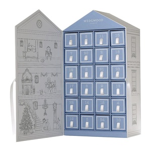 Wholesale Paper Low Moq <strong>Empty</strong> Custom Price Folding Boxes <strong>Wax</strong> <strong>Melt</strong> Tuck Box <strong>Advent</strong> <strong>Calendar</strong> Box - Product Image 4