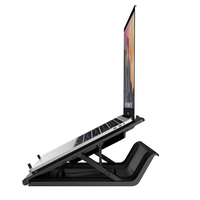 Coolcold — support de refroidissement pour ordinateur portable, avec 2 ventilateurs, base de refroidissement à 7 angles