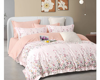 Ensembles de couvre-lit imprimés en coton de qualité supérieure pour l'été-Couette et taie d'oreiller personnalisées de 7 pièces