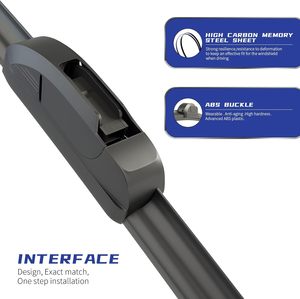 Kction Wholesale 8mm Best-Selling Replaceable Car Exterior Accessories Hybrid Wiper <strong>Blade</strong> Steel Rubber Tucson Coupe Edge Jazz