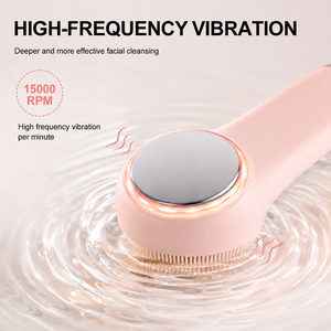 Spazzola in Silicone per Pulizia Viso con Funzione Caldo/Freddo per Rassodamento della Pelle - Product Image 2
