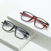 QH004 Monture Carrée PC Presbytie Moins 2.50 Fournisseur Gros Lunettes Femmes Lunettes Correctrices Lunettes de Lecture Flexibles