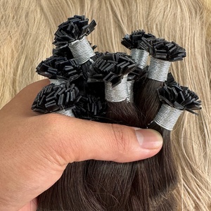 Extensiones de Cabello con Punta Plana de Queratina de 18-24 Pulgadas al por Mayor, Soporte para Logotipo Personalizado, para Cabello Fino y Delgado, Invisibles y sin Costuras - Product Image 5
