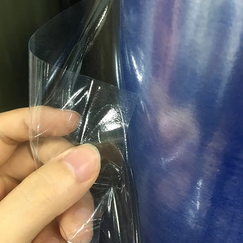 0.07 Lapisan Plastik Lunak PVC Meregang Fleksibel Transparan Super Tipis Bening untuk Kemasan