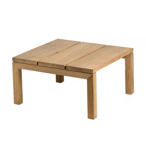 Modern Weather-resistant Teak <b>Outdoor</b> <b>Side</b> <b>Table</b> Set for Hotel Garden Poolside Villa hotel Patio Use - Product Image 2