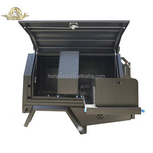 Capot de benne de camion intelligent sur mesure haut de gamme pour Dodge Ram 1500 2500 3500 Big Horn, 6'4, en métal, coque de camping, auvent en aluminium - Product Image 2