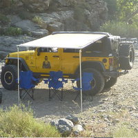 Tente de toit rétractable pour voiture, m, à ouverture rapide, pare-soleil, pour voyage en plein air, Camping