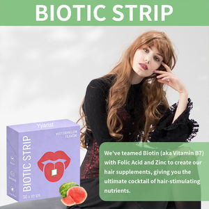 Vitamine OEM/ODM pour éclaircir la peau, favoriser la santé folliculaire, bandes buccales à action rapide à base de biotine, dose personnalisée. - Product Image 4