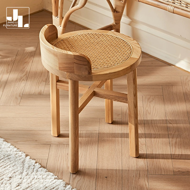japanese style dressing table Japanese Style Hotel Villa Weave Rattan Dressing Table Bedroom Natural Rattan Vanity Table Mirror Furniture