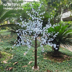 Led cây làm vườn ánh Sáng Cây ngoài trời RGB ánh sáng ngoài trời ánh sáng lên cây Nhân Tạo Hoa Anh Đào - Product Image 4