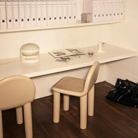 Chaise de salle à manger de jardin en arche en fibre de verre imperméable pour café restaurant contemporain chaises de table à manger d'intérieur pour l'école et l'extérieur
