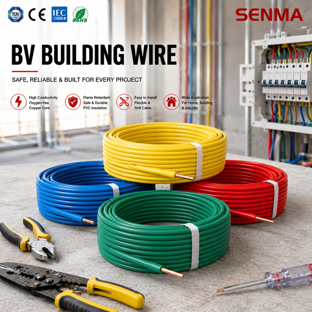 BV Cable Electrical Wire 2.5 4 Sq mm Wire Copper Core PVC Insulated Electrical Wires Household and Building Wire Cables