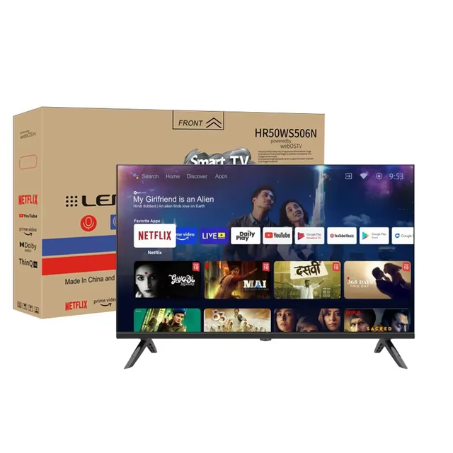 Smart TV 24-65 Inch LED 4K 120Hz Black 16:9 for Business with Android WiFi Home Hotel
