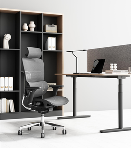 Silla Ergonómica Ejecutiva Moderna con Respaldo Alto y Giratoria, con Reposacabezas Ajustable y Certificación BIFMA - Product Image 2