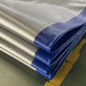 Boxin Pe Tarpaulin Black Silver Cloth <b>Waterproof</b> <b>Sunscreen</b> Flame Retardant Anti Aged Rainproof Outdoor Cover - Product Image 2