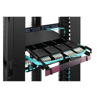 Wanbao ODF 1U Rack Mount 96 Core FTTH Fiber Optic Patch Panel avec Quatre Boîtiers Cassette MPO/MTP