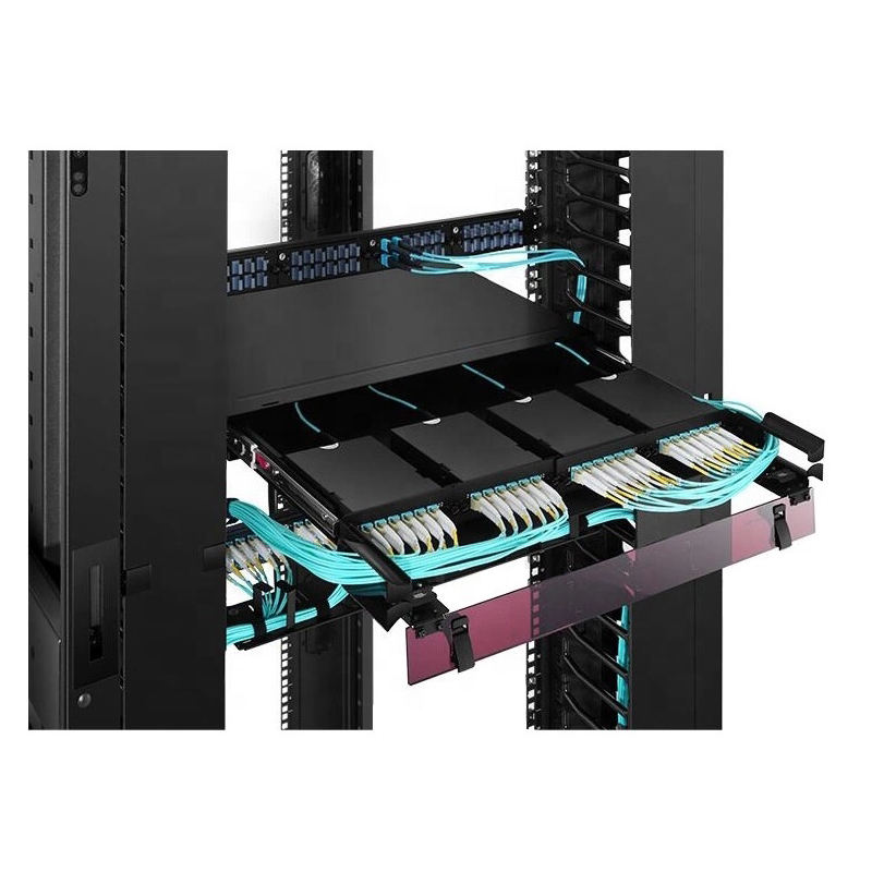 Wanbao Supply Odf Patch Panel 1U Rack Mount 96F Four MPO/MTP Cassette ...
