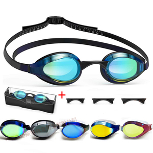 Gafas de natación de carreras profesionales, lentes ajustables con espejo, diseño de moda para competición - Product Image 2
