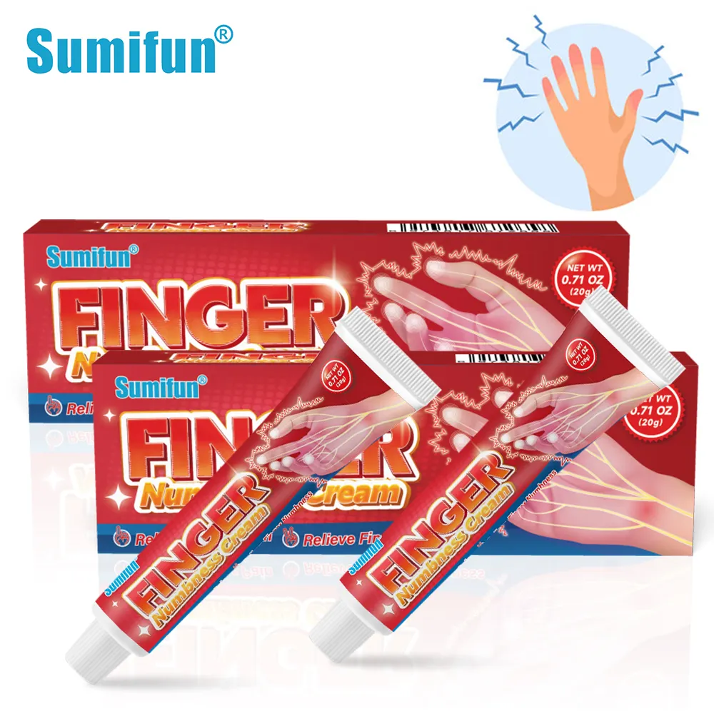 Sumifun Finger-Naturheit-Creme Zeh Hand-Muskel-Wunde-Massage Pflege-Salbe Oberschenkel-Krampe Schmerzlinderung kräuterpflegender medizinischer Pflaster