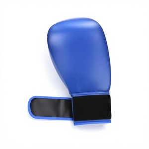 <b>White</b> Leather <b>Boxing</b> <b>Gloves</b> Full Finger for Closure Lightweight Breathable Adjustable Wrist Strap for Adults - Product Image 6