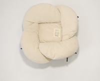 Lit rond pour chat en coton massif de luxe personnalisé, toutes saisons, arbre à chat, meuble pour animaux de compagnie, grand coussin confortable amovible et lavable