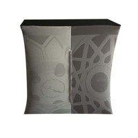 Comptoir de podium en tissu facile portable Comptoir de salon commercial Pop Up