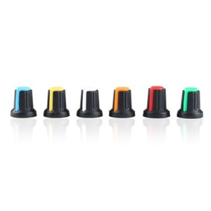 Perilla de Potenciómetro Rotatorio Ag2 Wh148 15X17mm, Tapa de Plástico ABS con Marcas de Color para Equipos de Audio - Product Image 2