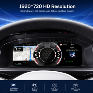 Compteur de vitesse numérique LCD RoadNavi pour VW <span class=keywords><strong>Multivan</strong></span> <span class=keywords><strong>T6</strong></span>, instrument de tableau de bord pour mise à niveau automobile - Product Image 4