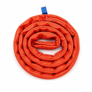 Sangle de levage ronde sans fin 5T en polyester souple et durable de 5 m pour grue, fabrication vietnamienne, vente en gros - Product Image 2