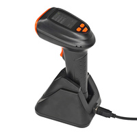 Lecteur de codes-barres mains libres TPD20BG 2D BT et scanner de codes-barres sans fil 2.4G avec base rechargeable, scanner de codes PDF417 et QR
