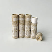 Offre Spéciale écologique Push up cosmétiques baume à lèvres papier Tube Kraft carton cylindre Tubes rouge à lèvres résistant à l'huile papier Tube