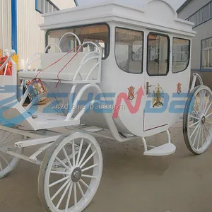 OEM kustom kereta kuda mewah kendaraan transportasi khusus kereta kuda rekreasi bersejarah Wagon untuk dijual