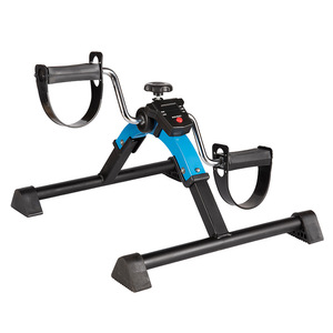 Leg Trainer <b>Mini</b> <b>Exercise</b> <b>Bike</b> Magnetic Resistance Portable Home Office Use 28x14.5x43cm Metal Construction JS706 - Product Image 1