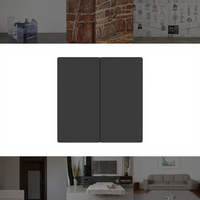 Série Bélier S112BL Noir 2 Voies Auto-Alimenté/Cinétique EU RF433 Interrupteur Sans Fil Interrupteur Cinétique Étanche pour Lumière/Maison Intelligente