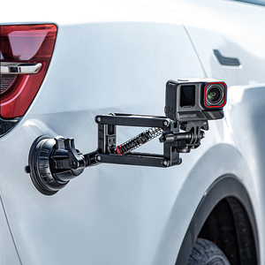 STARTRC-Cámara deportiva multifuncional para montaje en vehículo, conjunto de brazo amortiguador para DJI <span class=keywords><strong>Osmo</strong></span> <span class=keywords><strong>Pocket</strong></span> 3/Action 5 <span class=keywords><strong>Pro</strong></span> con ventosa - Product Image 3