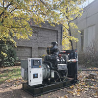 Générateur diesel mobile à châssis ouvert, moteur fiable, certifié CE, groupe électrogène 1800 tr/min, triphasé 4 fils, alternateur 100 % cuivre, temporaire