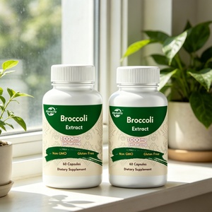 Cápsulas de Extracto de Brocoli Orgánico Natural Puro Halal, Suplementos Dietéticos en Cápsulas Duras, Venta al Por Mayor de Fábrica, OEM, ODM - Product Image 5