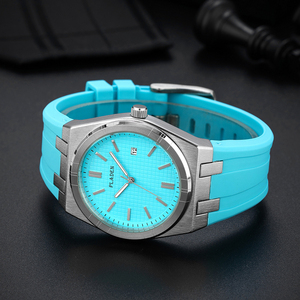 New Classic High-profile Minimalist Business Men's Silicone Strap Quartz <b>Watch</b> - Product Image 5