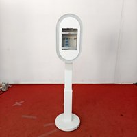 Anneau lumineux LED portable en métal pour smartphones, design brillant blanc de haute qualité, résistant à l'usure, pour cabine photo DSLR 10,9-13 pouces