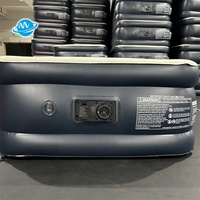 Auto un homme lit gonflable invité taille double lit gonflable pompe de gonflage chaise longue lit extérieur matelas en gros