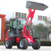 Nueva Minicargadora W810 con Motor Kubota, Cargadora Frontal Compacta, Cargadora Agrícola Diésel de 2800 kg con Cabina Personalizada