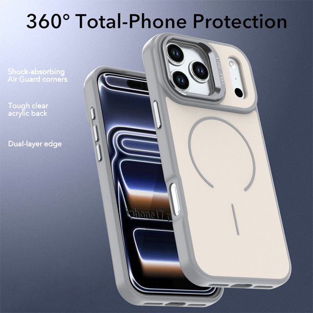 Air Guard Corner Shock Absorbing Magnetic Protective Case,Hard Anti-Scratch Acrylic Back Phone Cover for Redmi A7 Pro/A7/Note 15