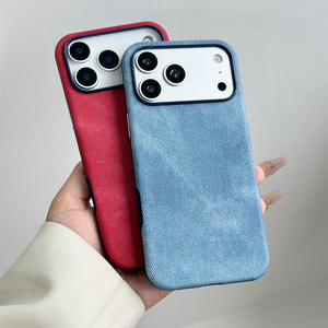 เคสโทรศัพท์ลายเดนิมสุดหรู L196 สำหรับ iPhone 18 17 16 15 14 13 Pro Max เคสผ้าแม่เหล็ก ฝาหลังทันสมัย - Product Image 5