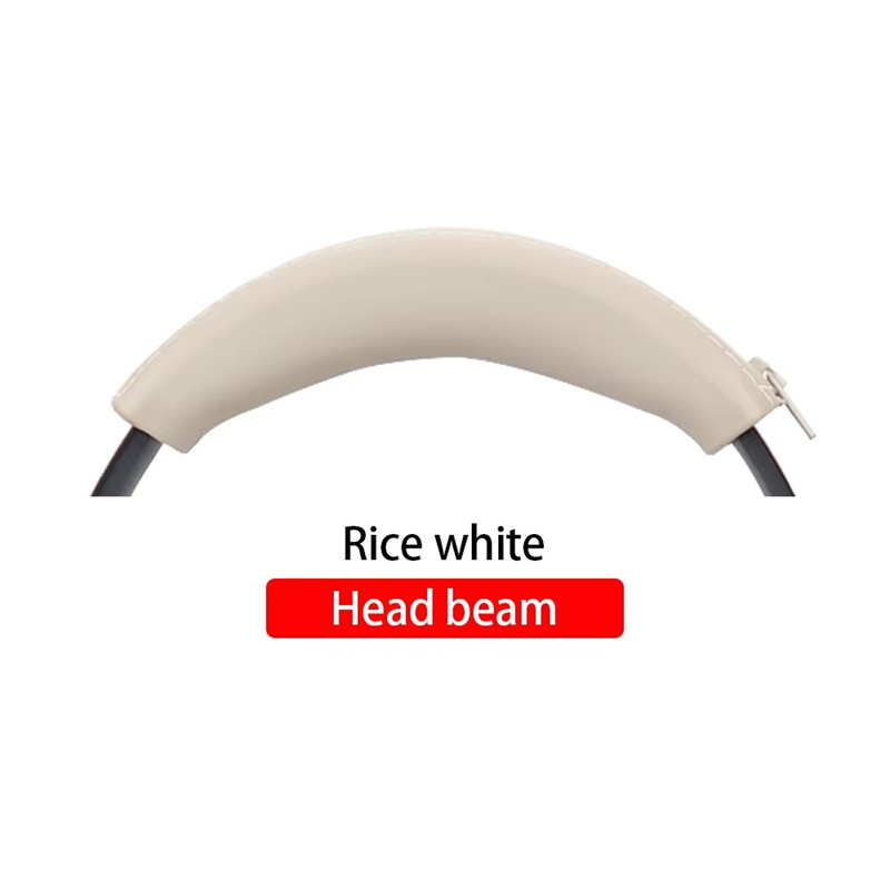 Faisceau de tête à fermeture éclair/Blanc riz