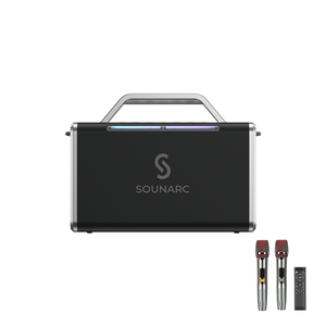   Altavoz Karaoke Inalámbrico K2 con Micrófono Dual, Altavoz Portátil Estéreo para Fiestas con Dos Micrófonos Inalámbricos - Product Image 4